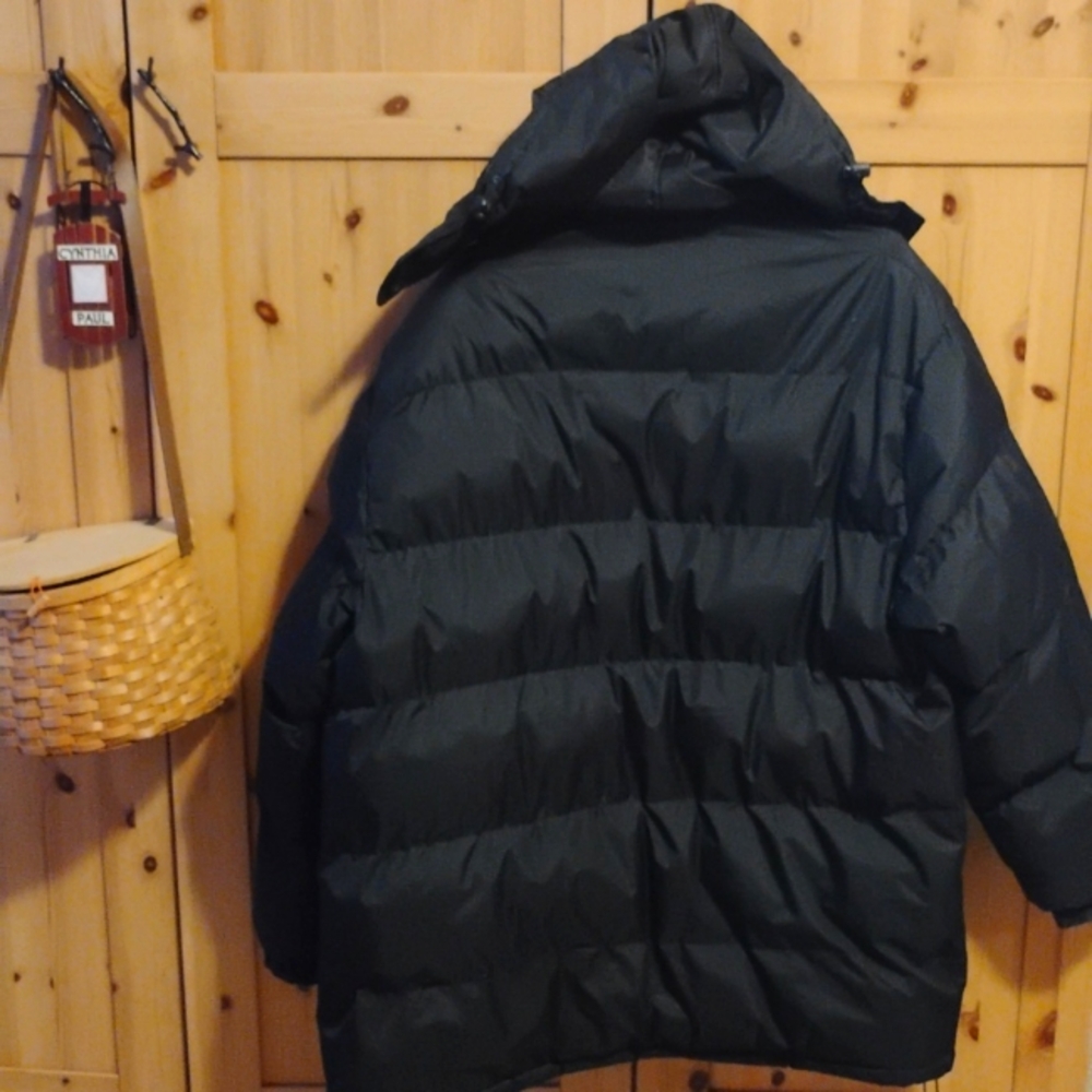 🎆  PUFFER BLACK JACKET/ COAT  Fits XL -XXL ⚠️ LIGHTWEIGHT YET WARM